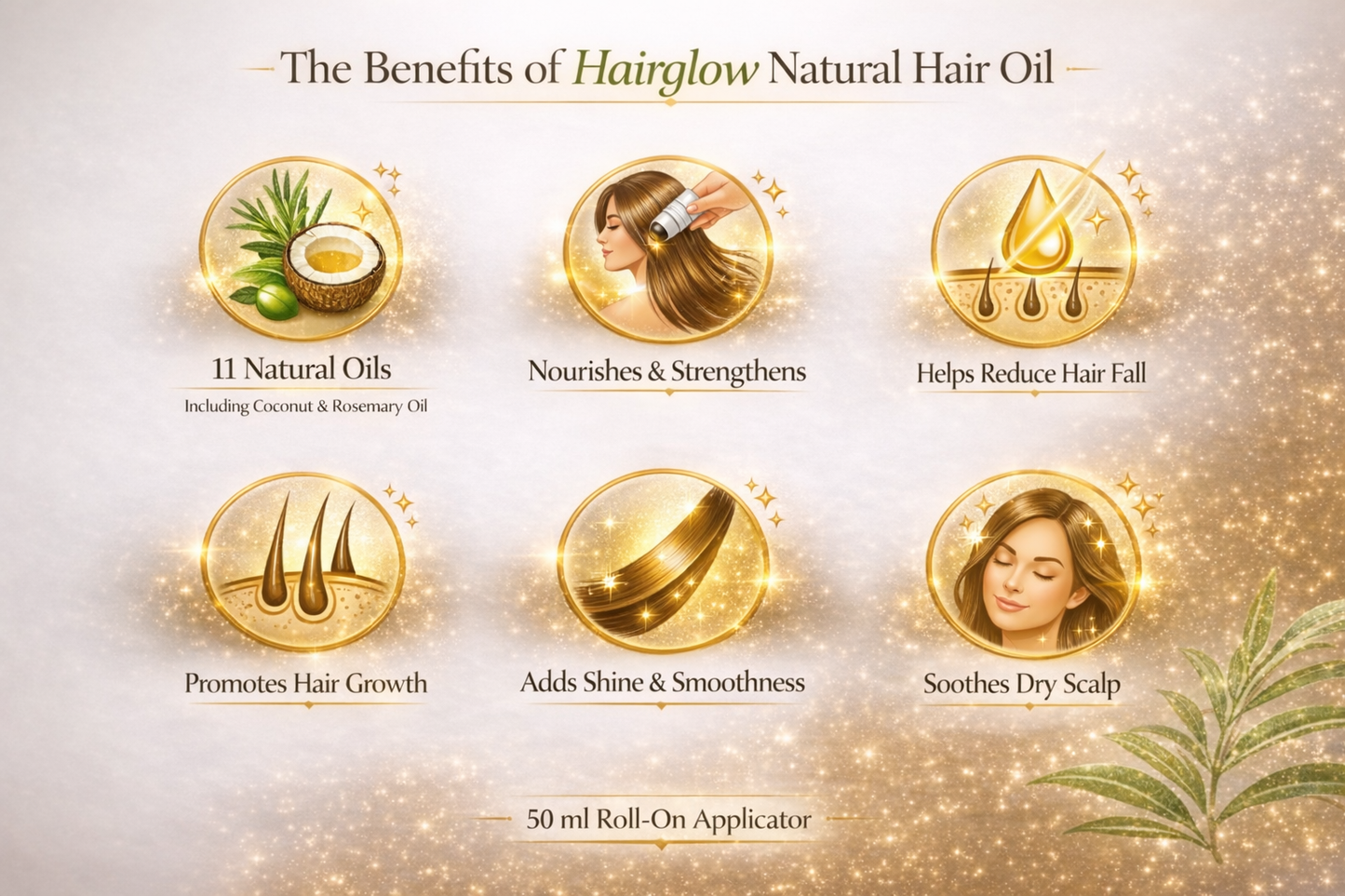 Hair glow hair growth serum